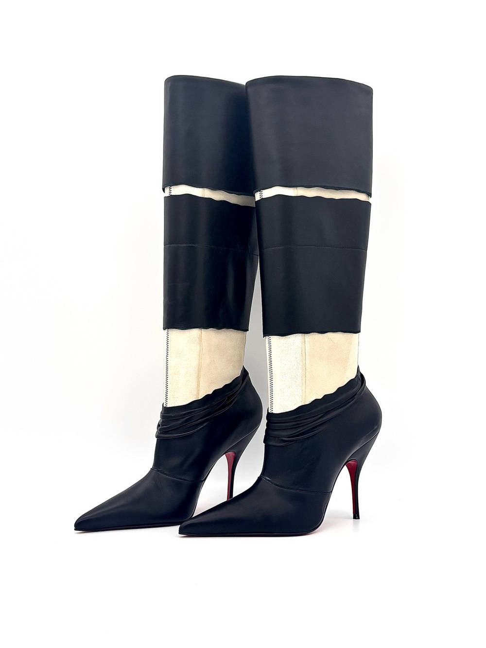 Christian Louboutin x Maison Margiela Xrismarteen 100 Knee High Boots 37